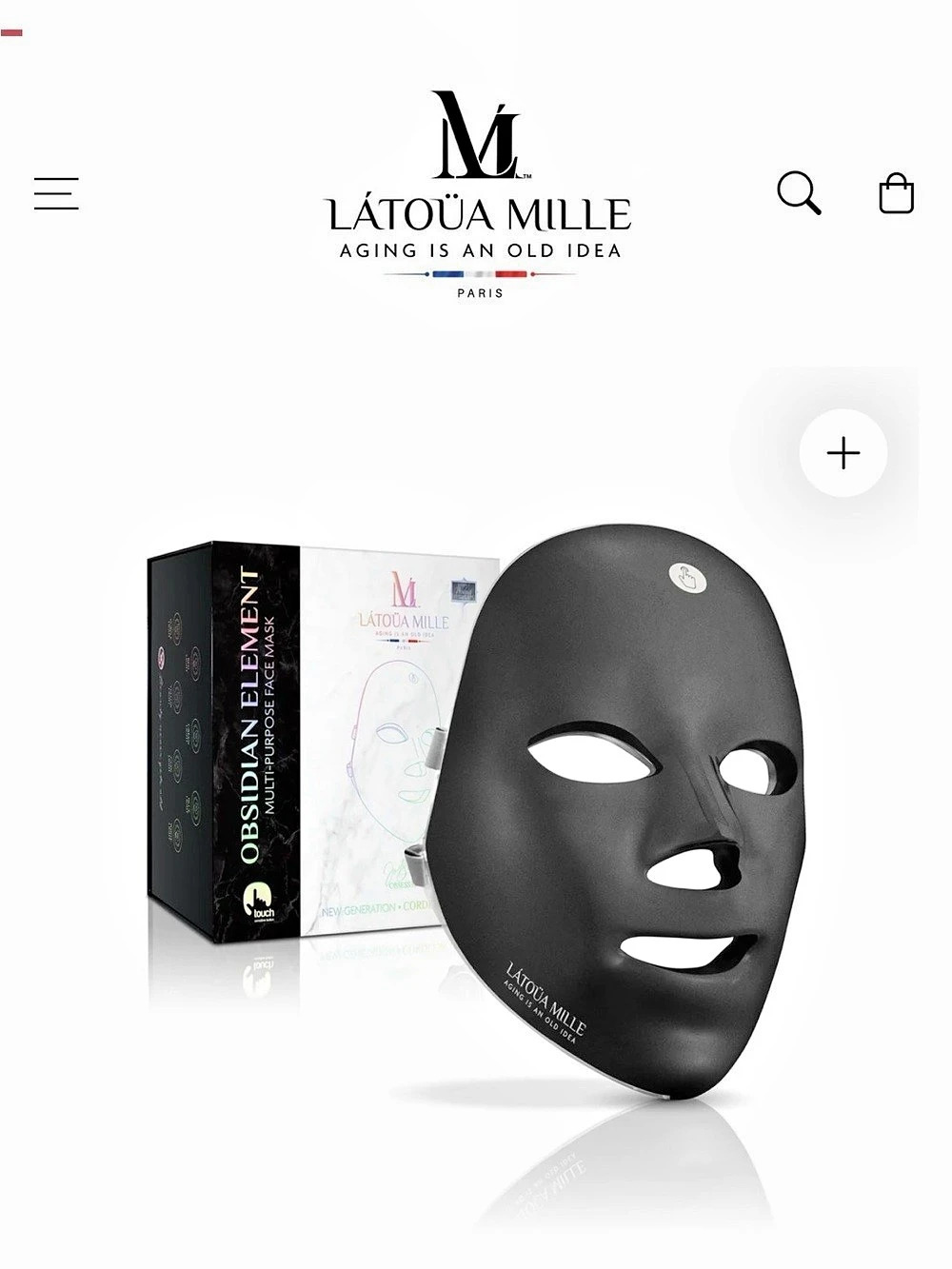Lâtoua Mille Obsidian Element Multi-Purpose Face Mask LED Face Mask NIB - Picture 2 of 7